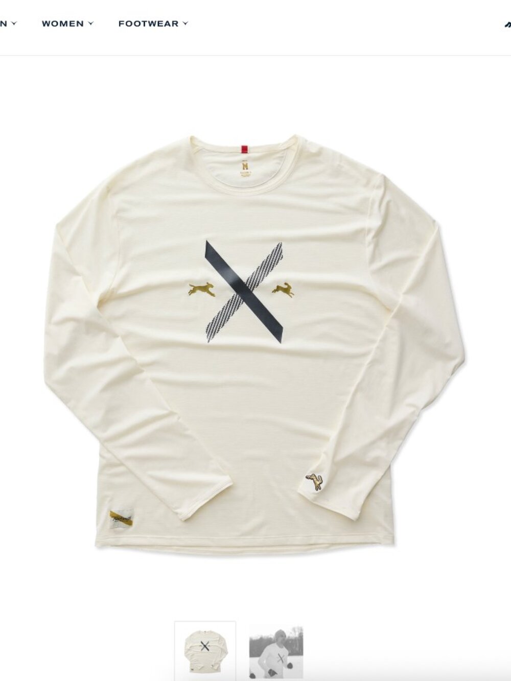 NWT Tracksmith Twilight Long Sleeve - Cross Country (Women Large)